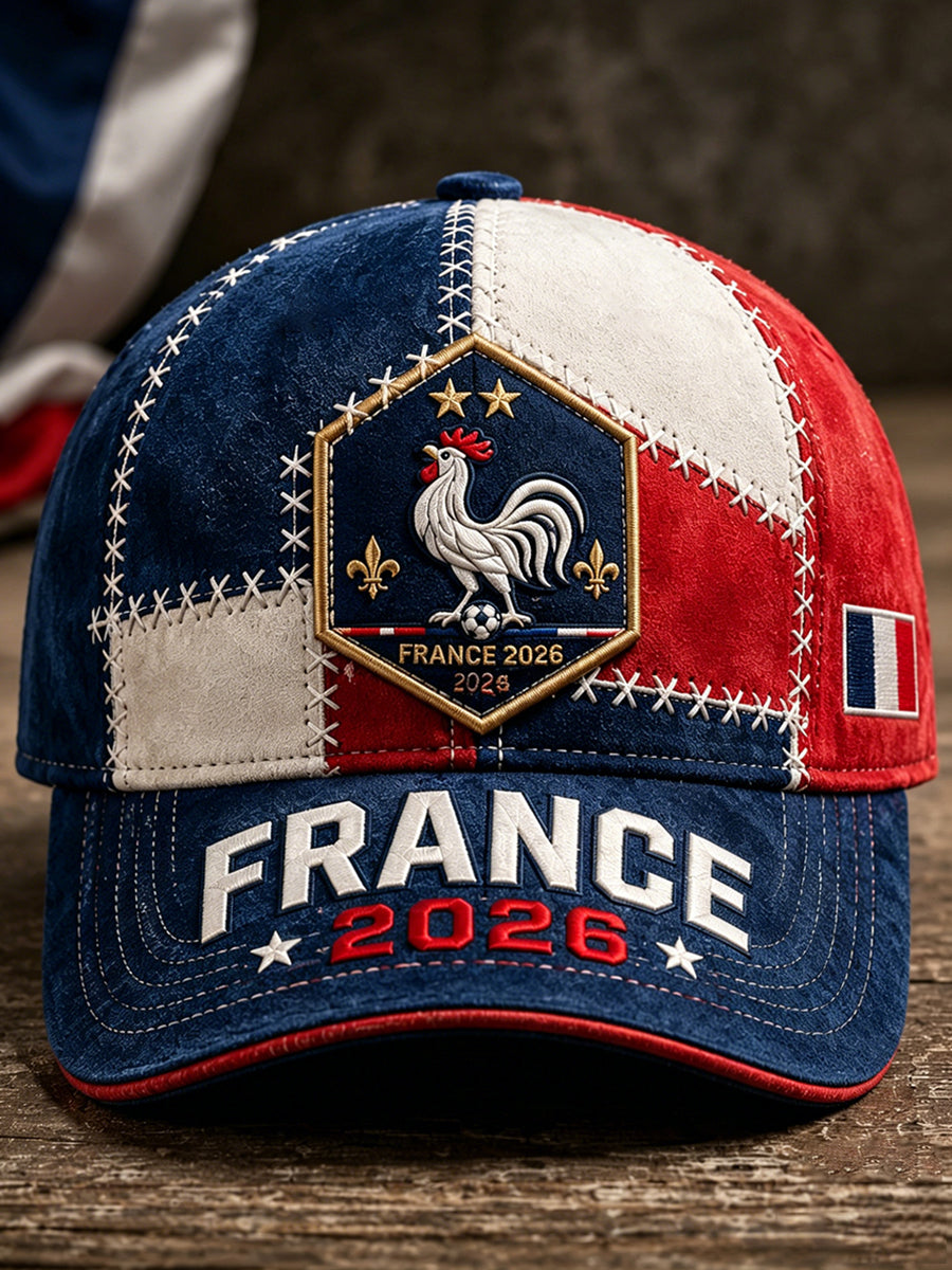 Casquette de football France unisexe