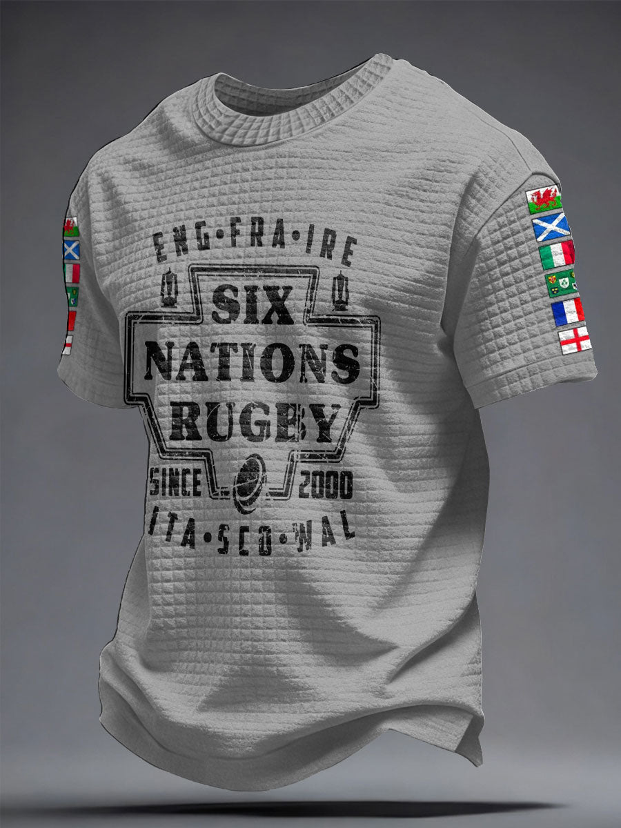 T-shirt imprimé 6 Nations Rugby Lover Homme