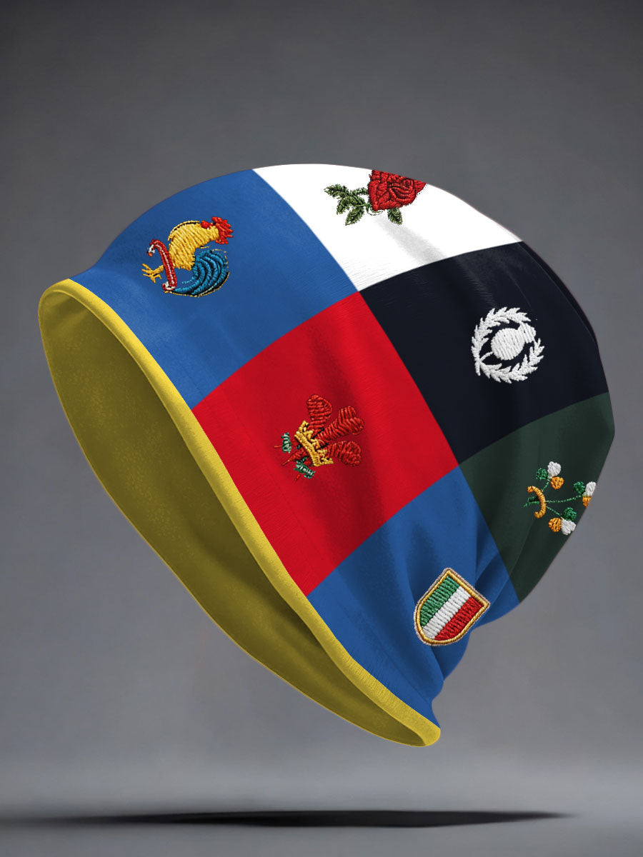 Chapeau Unisexe 6 Nations Rugby Art Imprimé