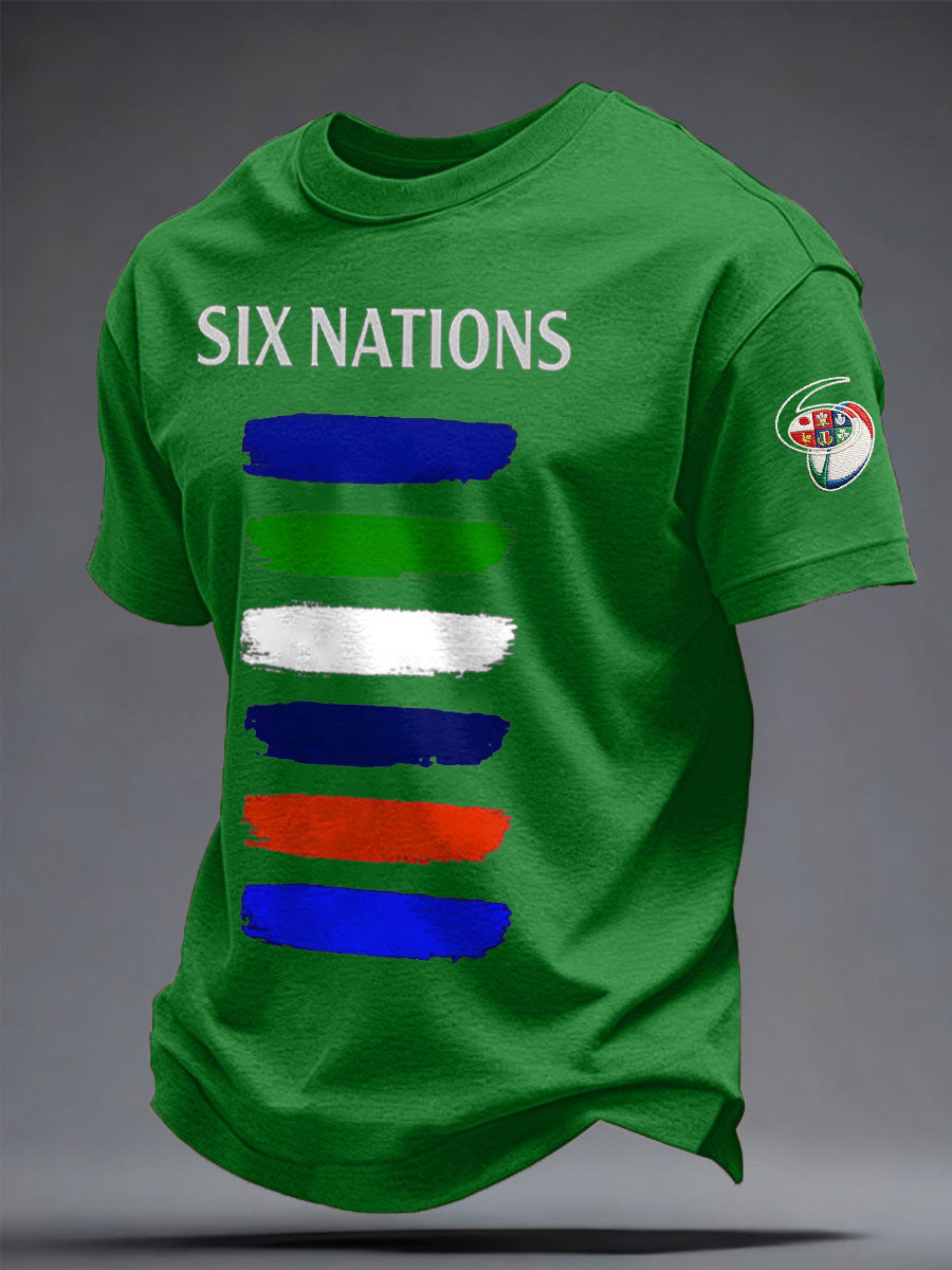 T-shirt imprimé 6 Nations Rugby Lover Homme