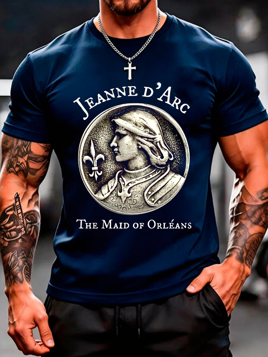 T-shirt à manches courtes Jeanne d’Arc pour homme