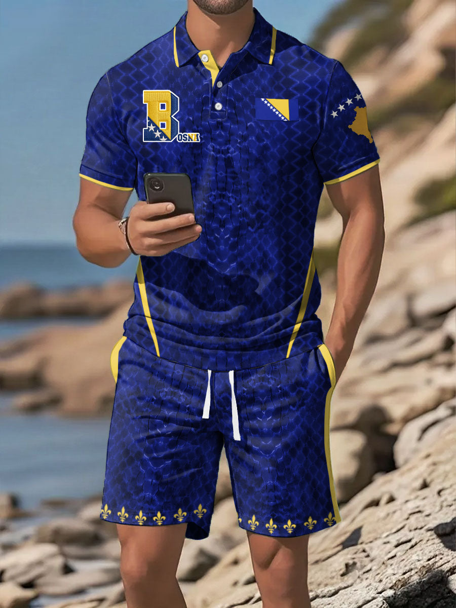 Ensembles imprimés pour hommes Bosnia Football Lover ZMAJEVI