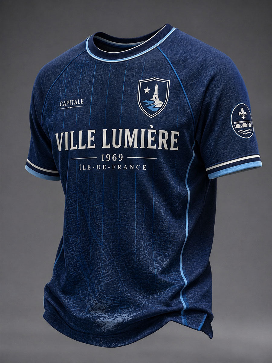 T-shirt manches courtes Paris Football pour homme