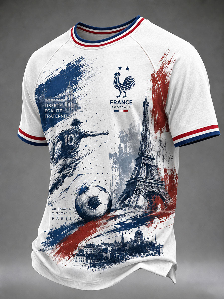 T-shirt manches courtes France Football pour homme