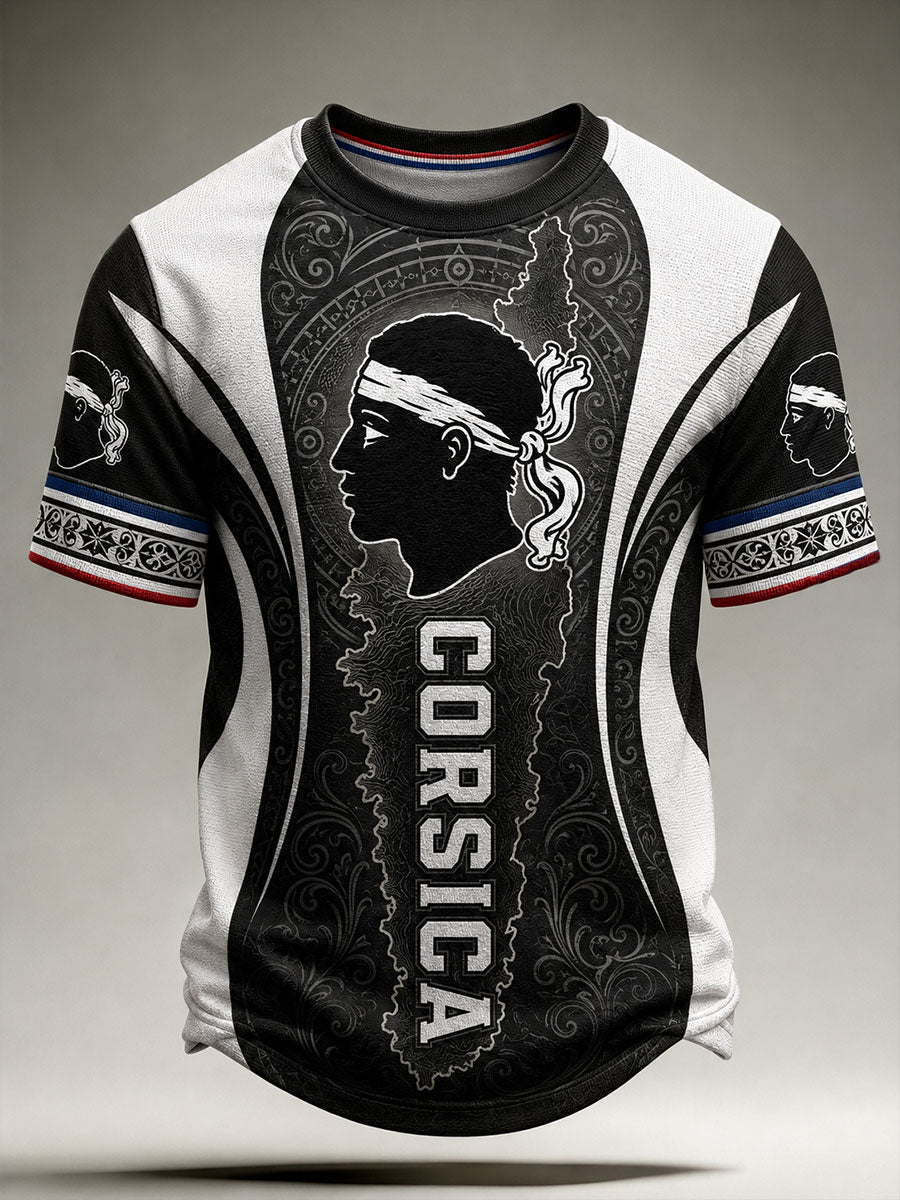 T-shirt à manches courtes Corse pour homme