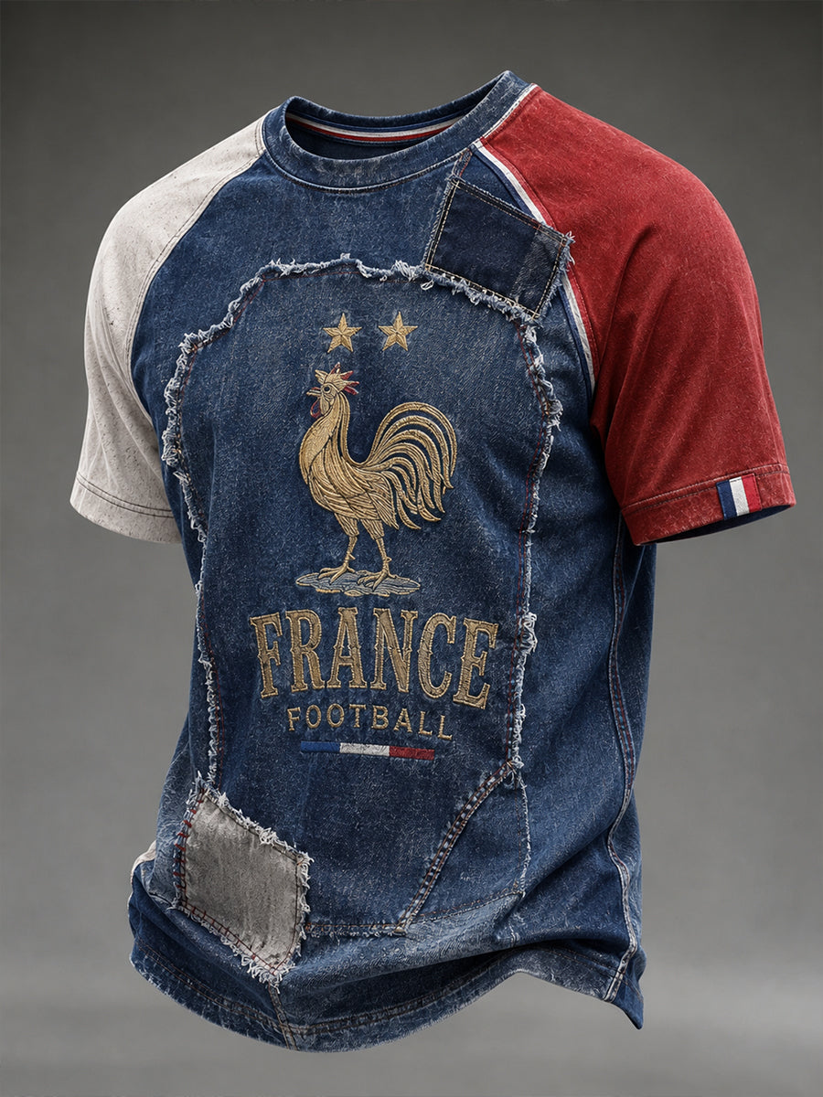 T-shirt manches courtes France Football pour homme