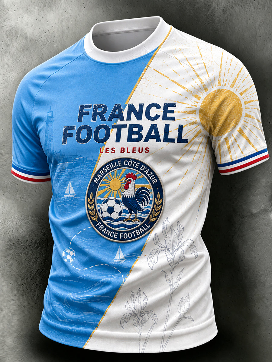 T-shirt manches courtes France Football pour homme