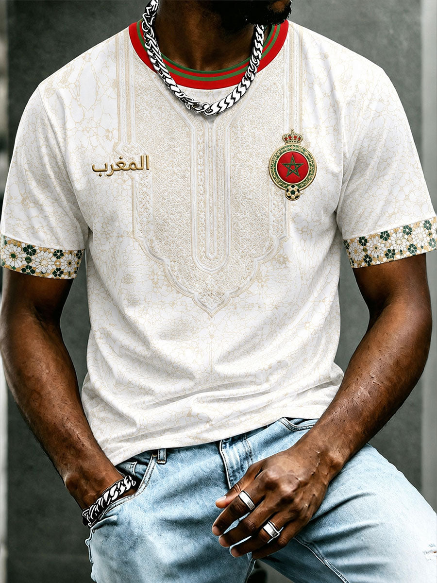 T-shirts de football pour hommes Maroc 2026
