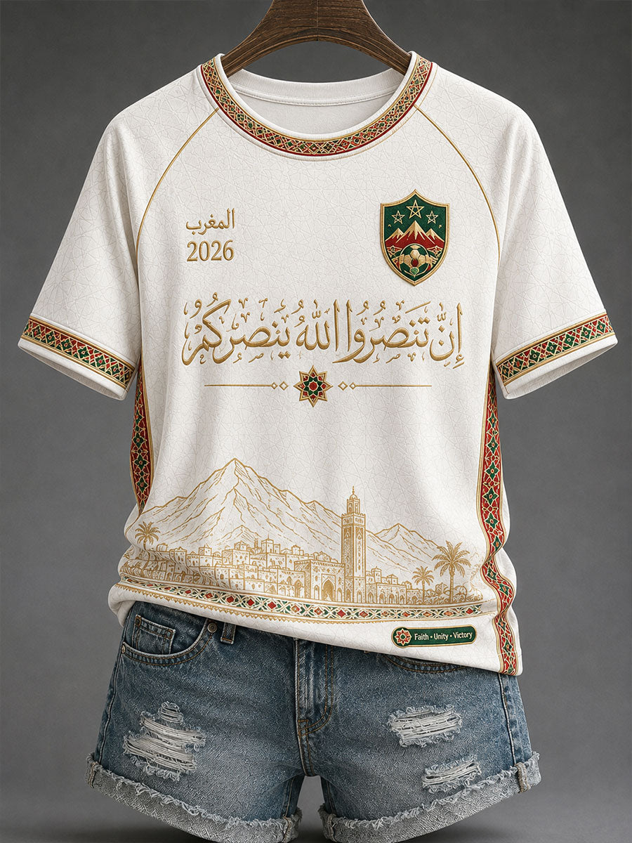 T-shirt de foot Maroc 2026 Femme