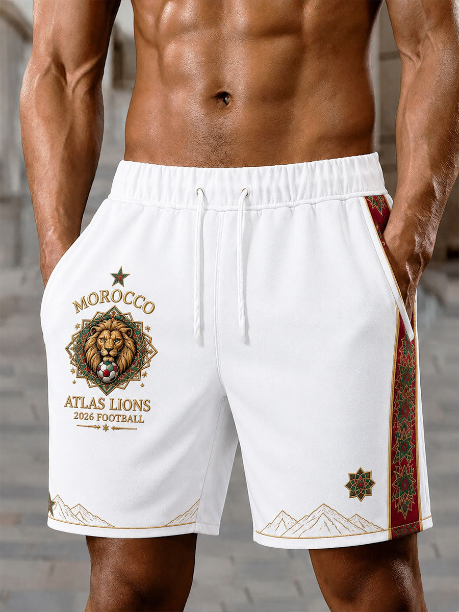 Shorts de football pour hommes Maroc 2026