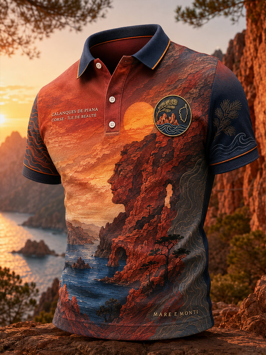 T-Shirt à manches courtes Corsica France Shirtolo pour homme