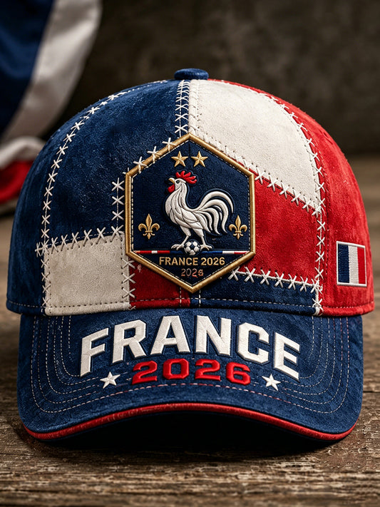 Casquette de football France unisexe