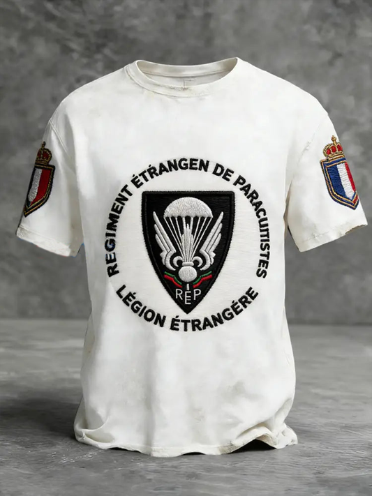 T-shirt manches courtes Légion étrangère Française Rétro pour homme
