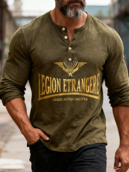 Rétro Légion étrangère française Devise Casual Henry