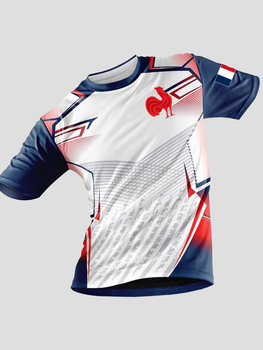 T-shirt à manches courtes France Rugby Homme