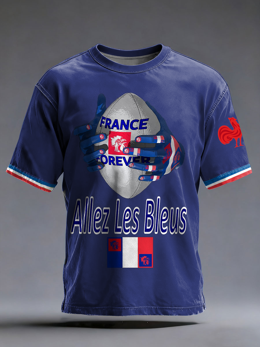 T-shirt Rugby Manches Courtes Homme