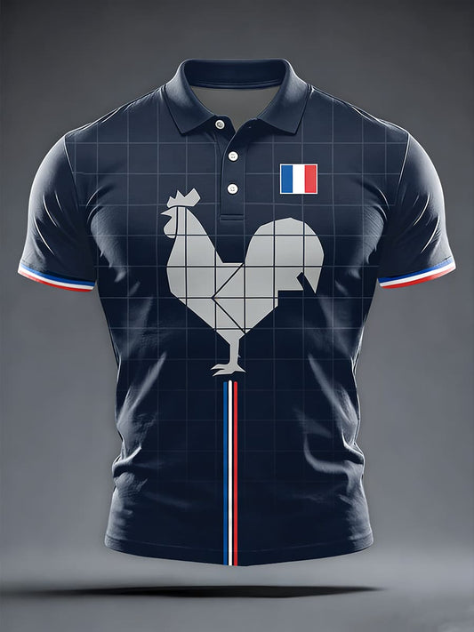 Chemise manches courtes France Rugby Fan pour homme