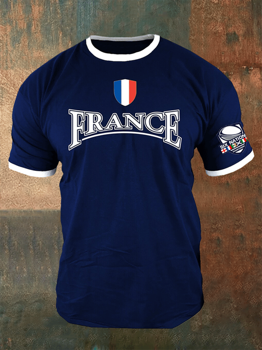 T-shirt à manches courtes France Rugby Homme
