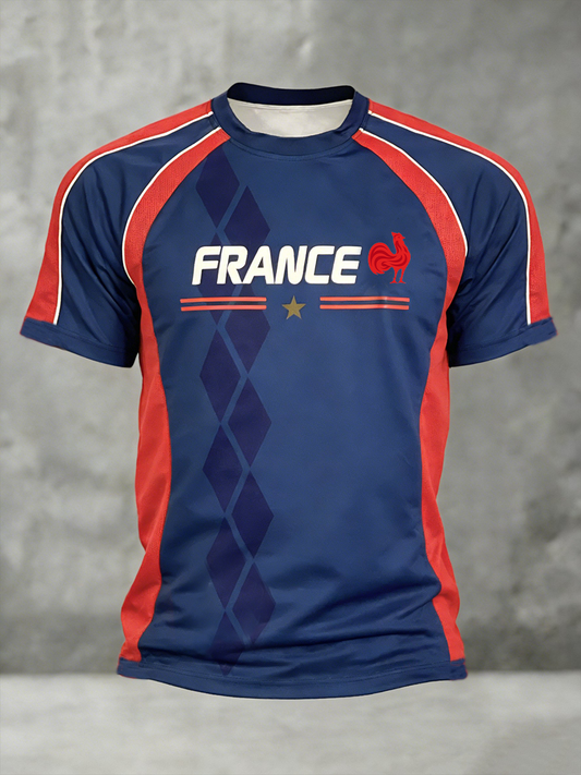 T-shirt à manches courtes France Rugby Homme