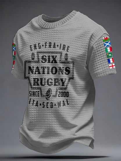T-shirt imprimé 6 Nations Rugby Lover Homme