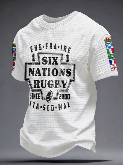 T-shirt imprimé 6 Nations Rugby Lover Homme