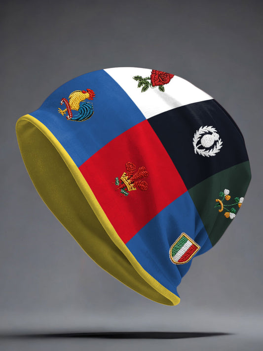 Chapeau Unisexe 6 Nations Rugby Art Imprimé