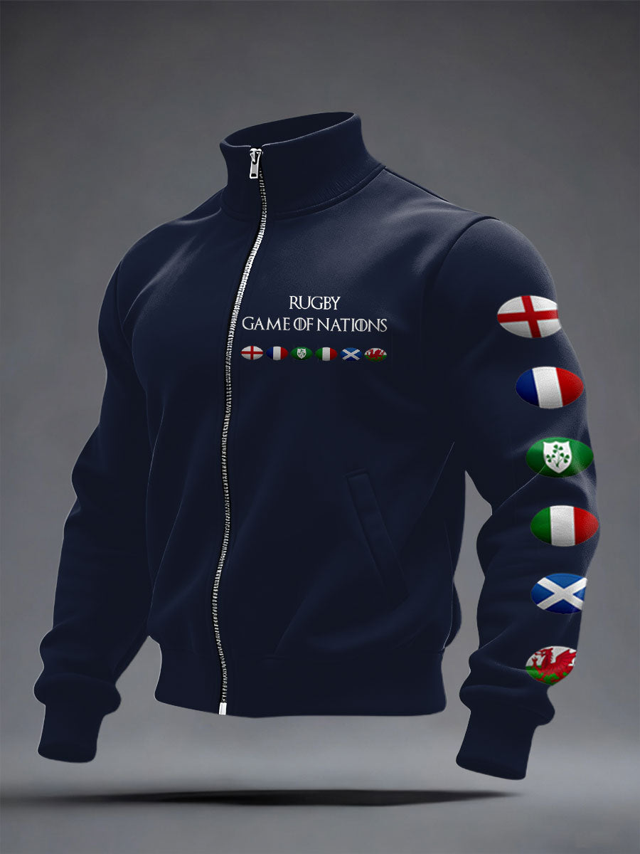 Manteau imprimé 6 Nations Rugby Lover Unisexe