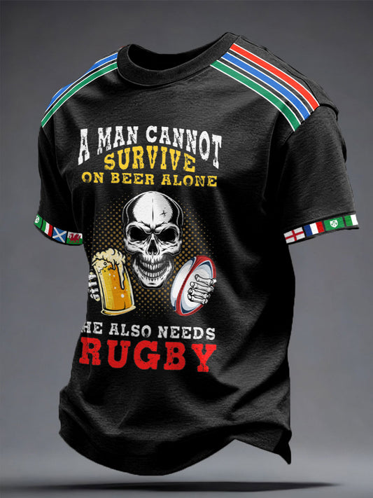 T-shirt imprimé 6 Nations Rugby Lover Homme