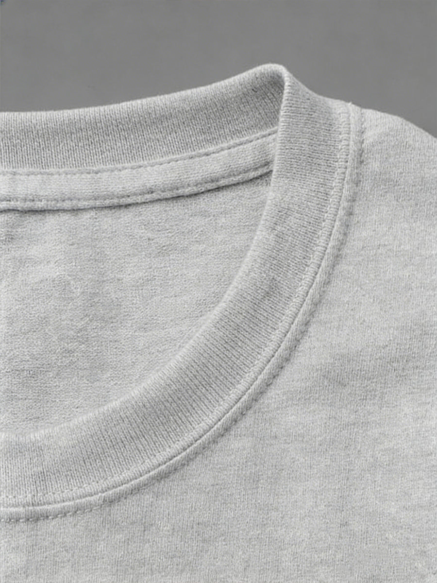 T-Shirt Rétro Drapeau de Rugby Français Art 100% Coton