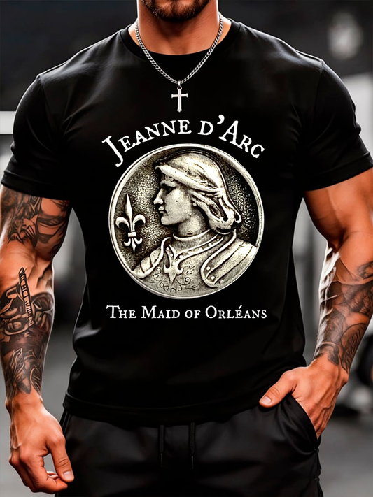 T-shirt à manches courtes Jeanne d’Arc pour homme