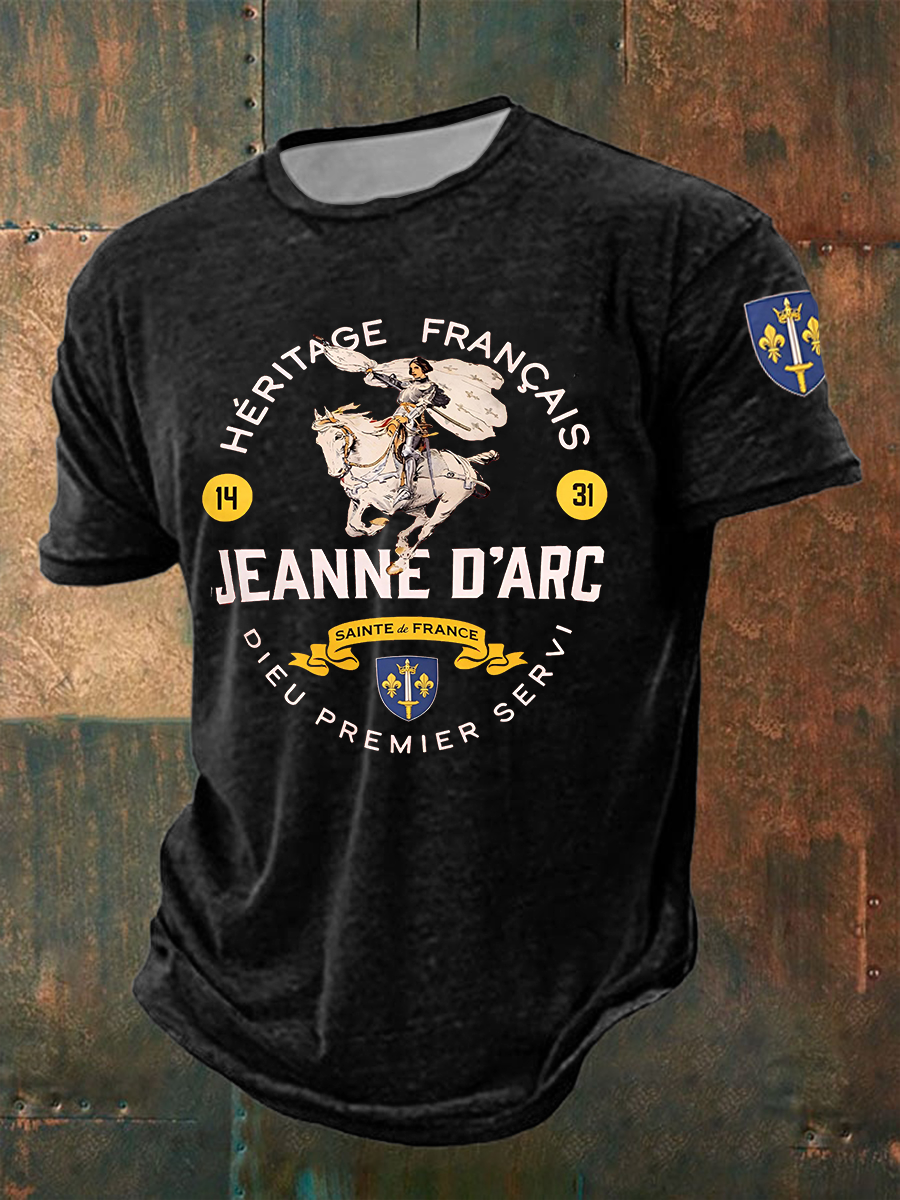 T-shirt à manches courtes Jeanne D'Arc Homme