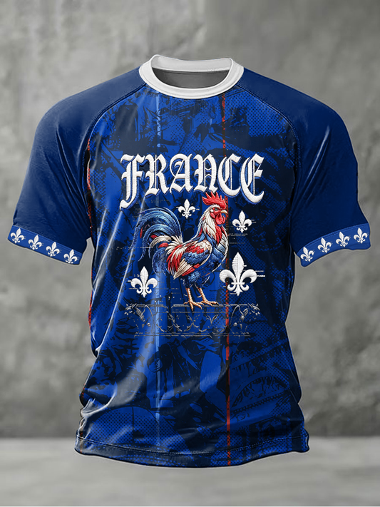 T-shirt à manches courtes pour homme, style football américain