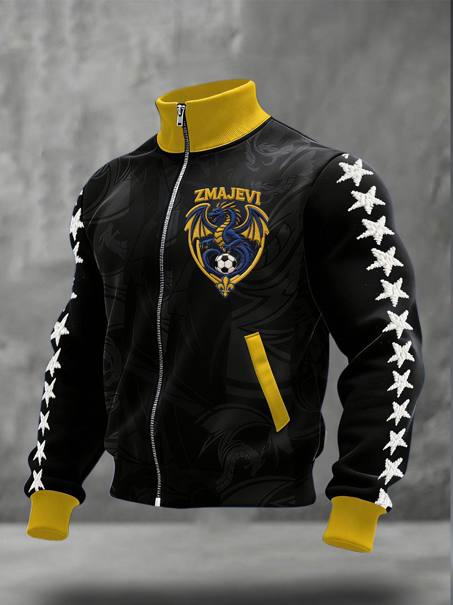 Manteau imprimé Bosnia ZMAJEVI Football Lover pour homme