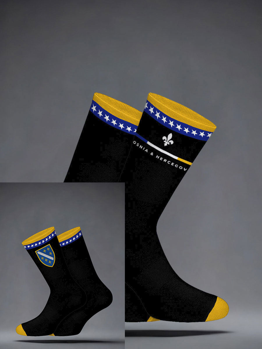 Chaussettes imprimées Bosnia Football Lover ZMAJEVI