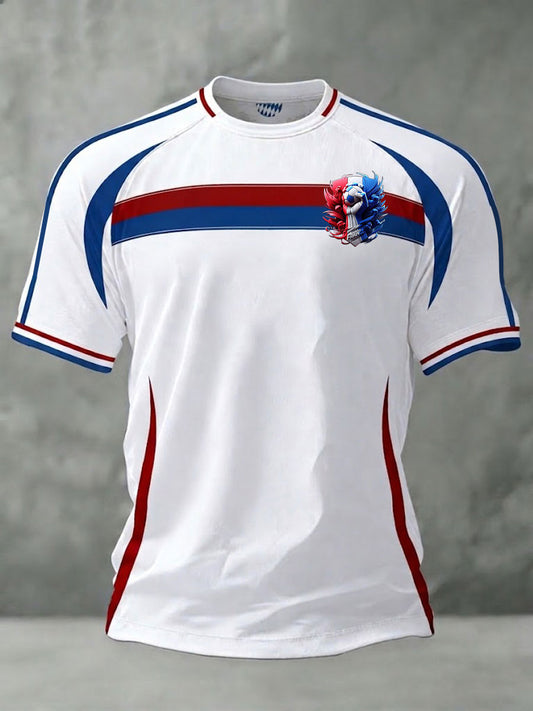 T-shirt imprimé France Football pour hommes