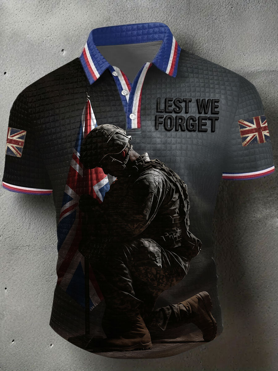Chemise Lest We Forget Waffle Homme