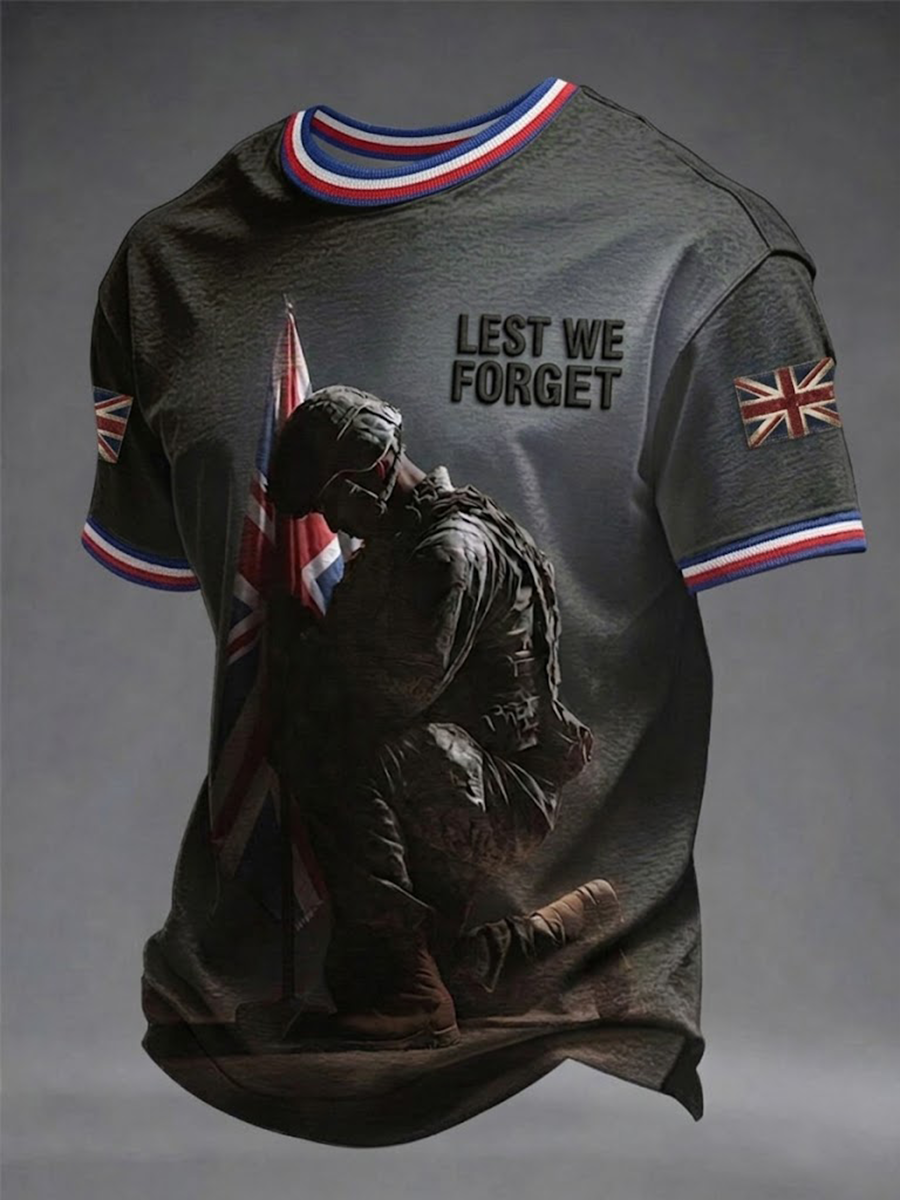 T-shirt manches courtes Lest We Forget pour hommes