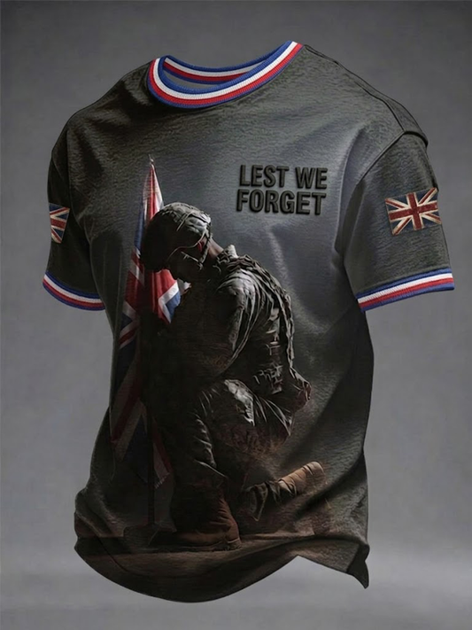 T-shirt manches courtes Lest We Forget pour hommes