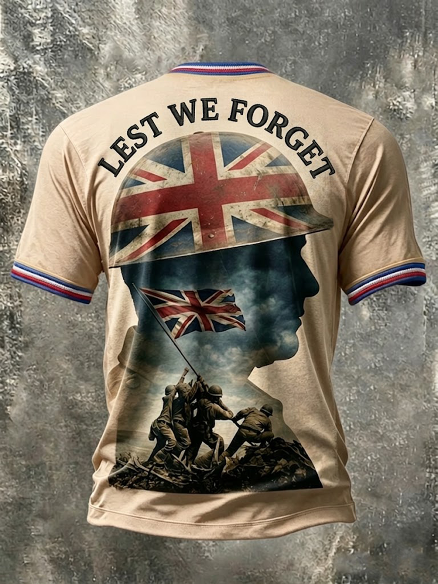 T-shirt à manches courtes Lest We Forget Homme