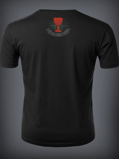 T-shirt manches courtes pour hommes à imprimé patriotique tchèque