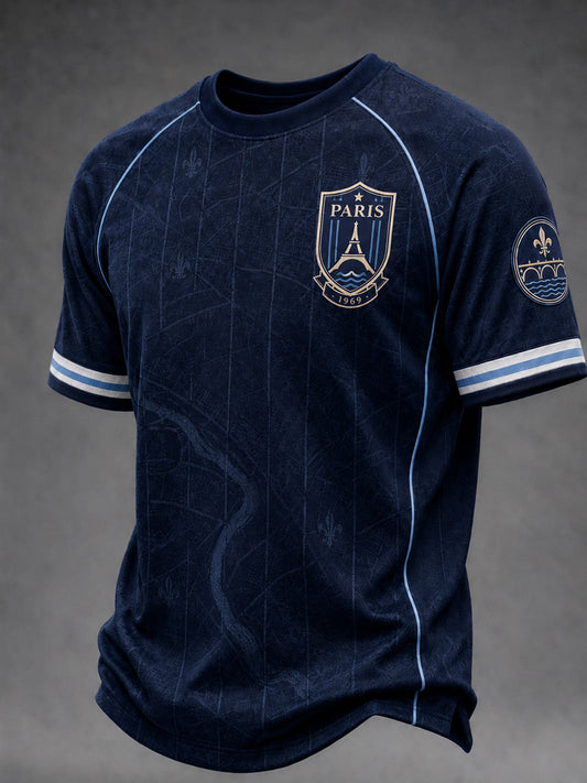 T-shirt manches courtes Paris Football pour homme
