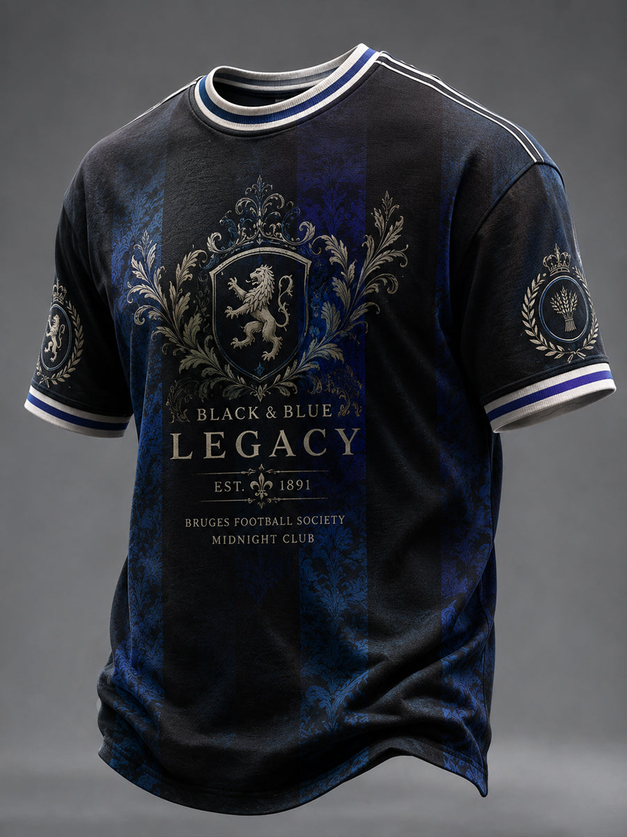 T-shirt imprimé pour passionné de football du Club Bruges KV masculin