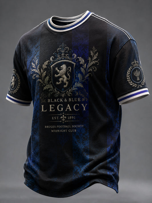 T-shirt imprimé pour passionné de football du Club Bruges KV masculin