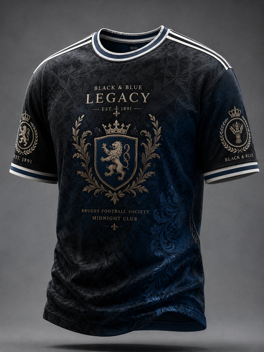 T-shirt imprimé pour passionné de football du Club Bruges KV masculin