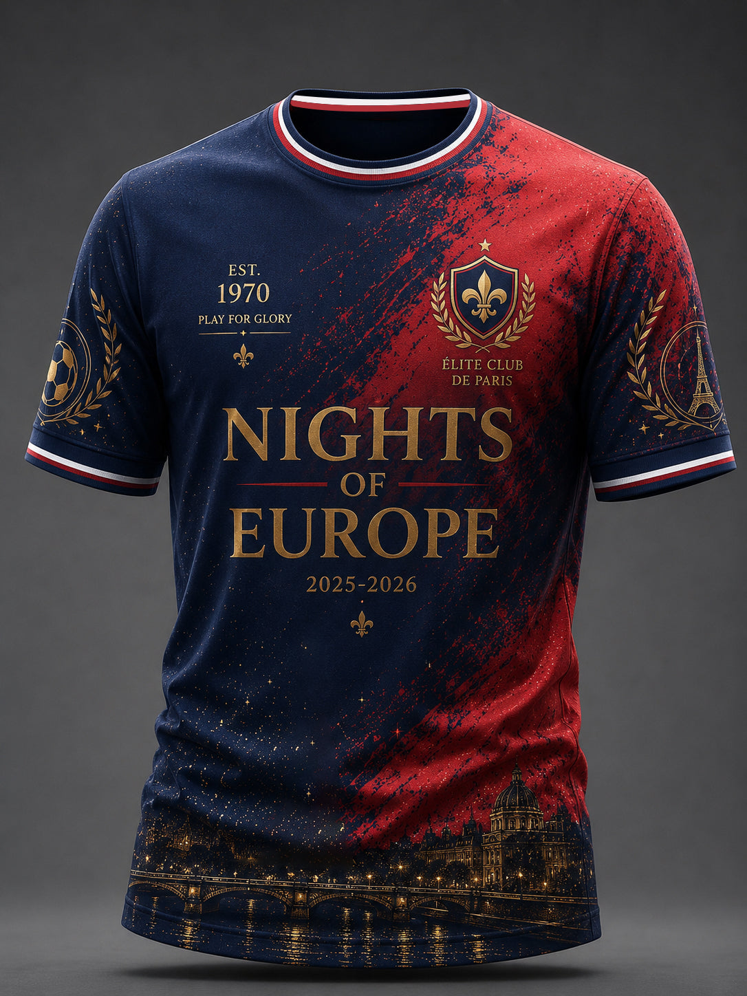 T-shirt imprimé Paris Football Homme