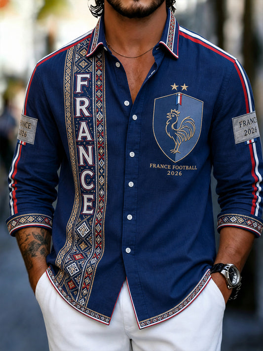 T-shirt waffle France Football pour homme