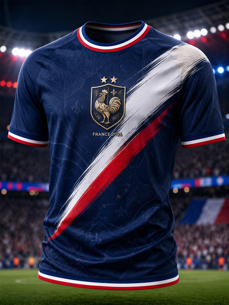 T-shirt manches courtes France Football pour homme