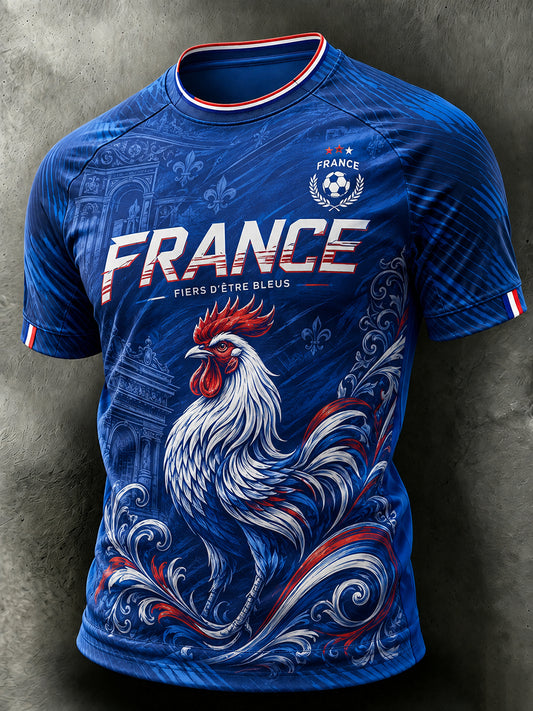 T-shirt manches courtes France Football pour homme