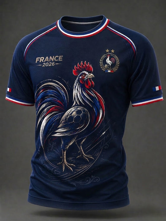 T-shirt homme imprimé France Football