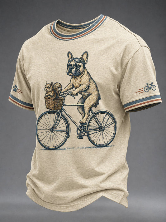 T-shirt de vélo Bulldog Homme